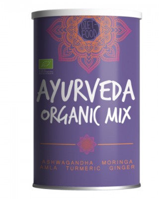 Bio ājurvēdisks augu maisījums "Ayurveda Organic Mix", 300g, Diet Food